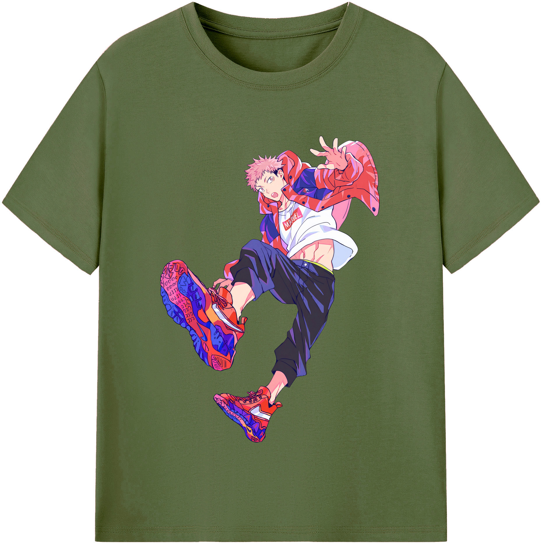 （画像用） 呪術廻戦 Jujutsu Kaisen 綿100％半袖Tシャツ（フロントプリント）